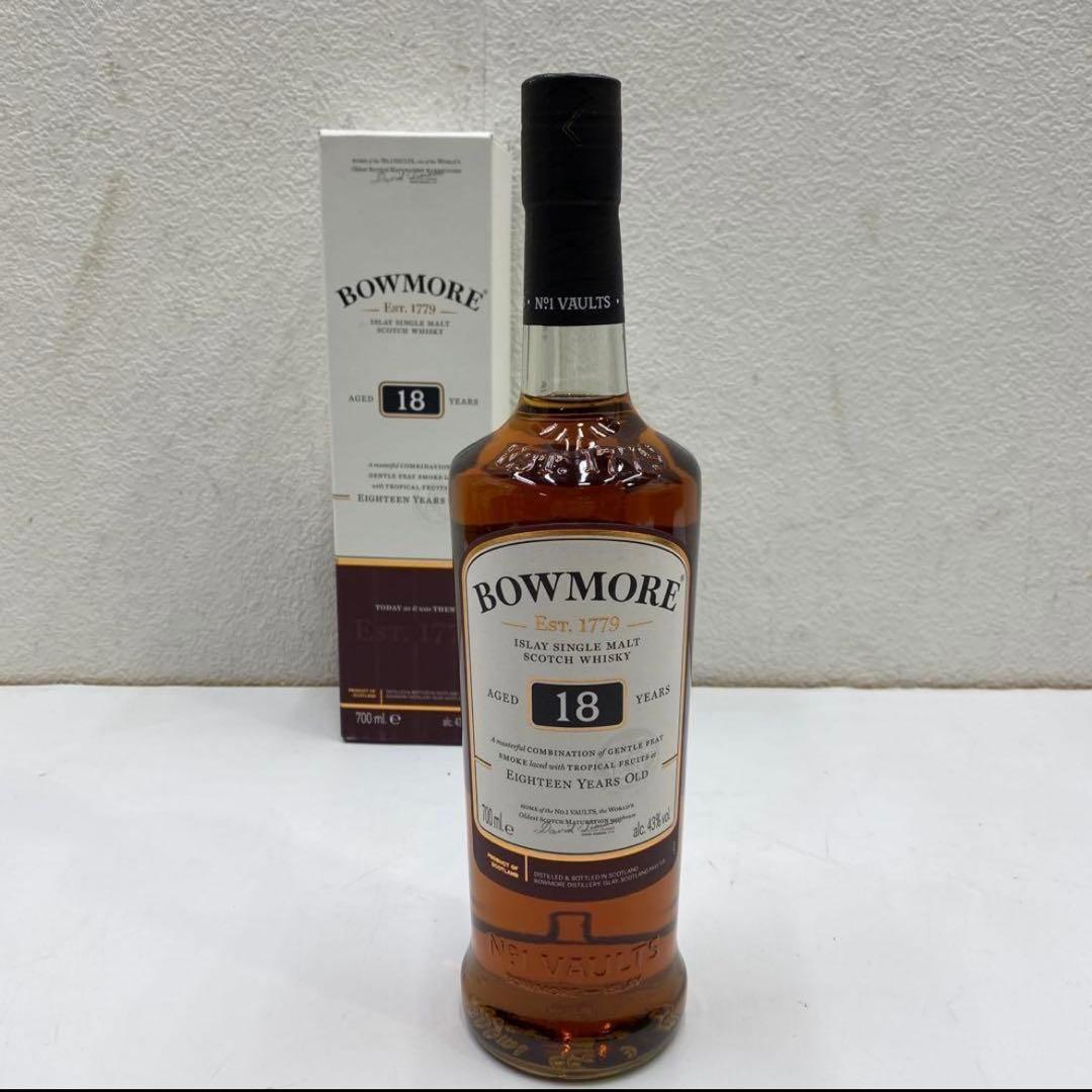 【未開栓品】BOWMORE 18年 700ml　シングルモルトウイスキーボウモア