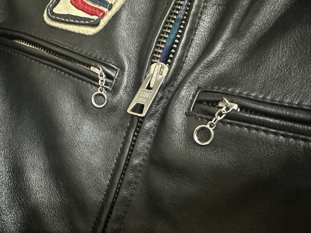 Schott クラシックレーサー ブラック ライダースジャケット M