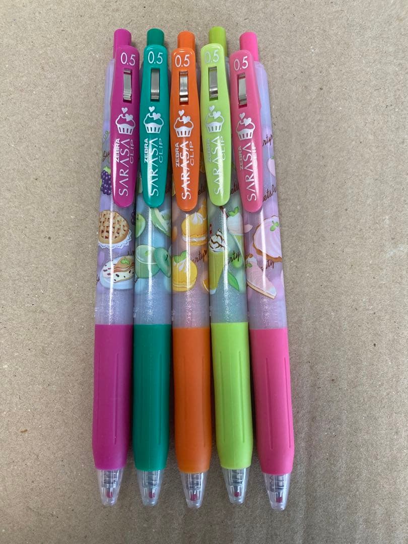 ZEBRA ゼブラ　SARASA サラサクリップ スウィーツパーティー5本