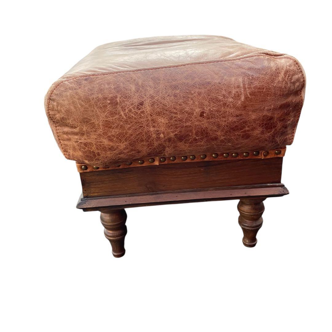 JOURNAL STANDARD FURNITURE オットマン　高級　本革