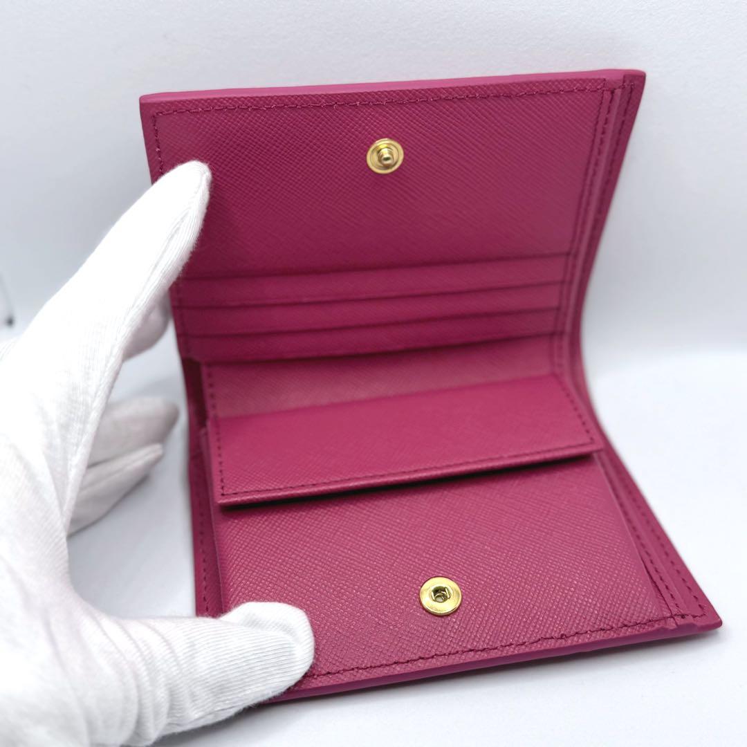 【新品未使用】希少 MARNI マルニ サフィアーノ ウォレット コンパクト財布