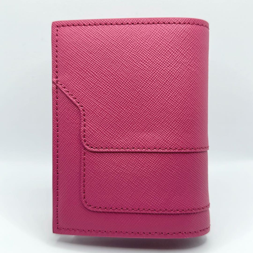 【新品未使用】希少 MARNI マルニ サフィアーノ ウォレット コンパクト財布