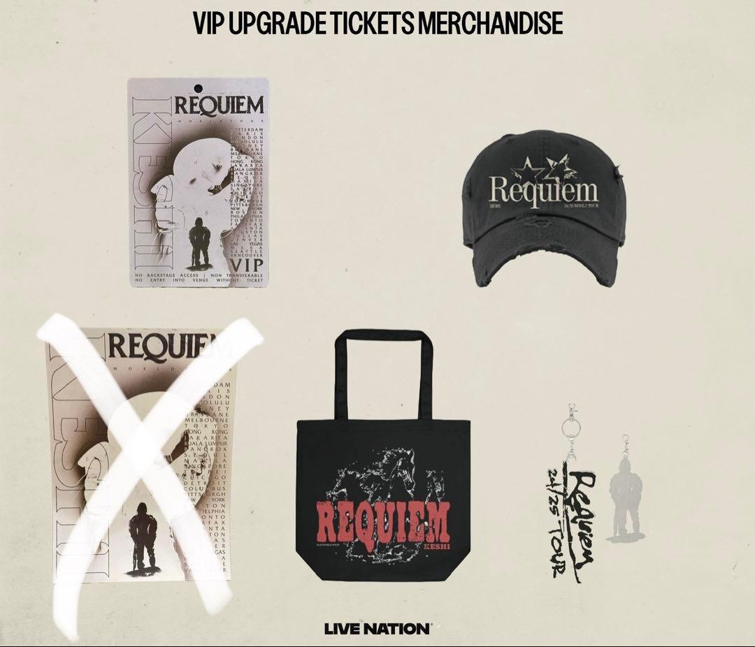 洋楽 keshi ケシ ライブ 日本公演 グッズ パス キーチェーン 帽子