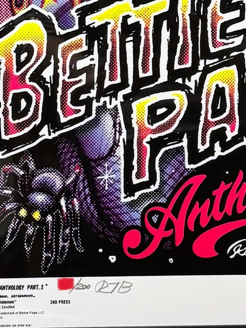 BETTIE PAGE Anthology ロッキンジェリービーン　木製フレーム