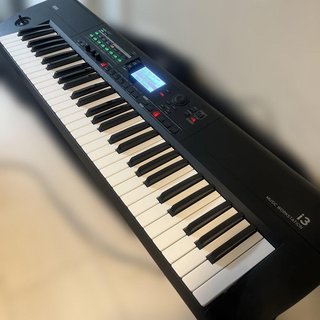 KORG i3 61鍵 ワークステーションシンセサイザー 動作品 ケース付