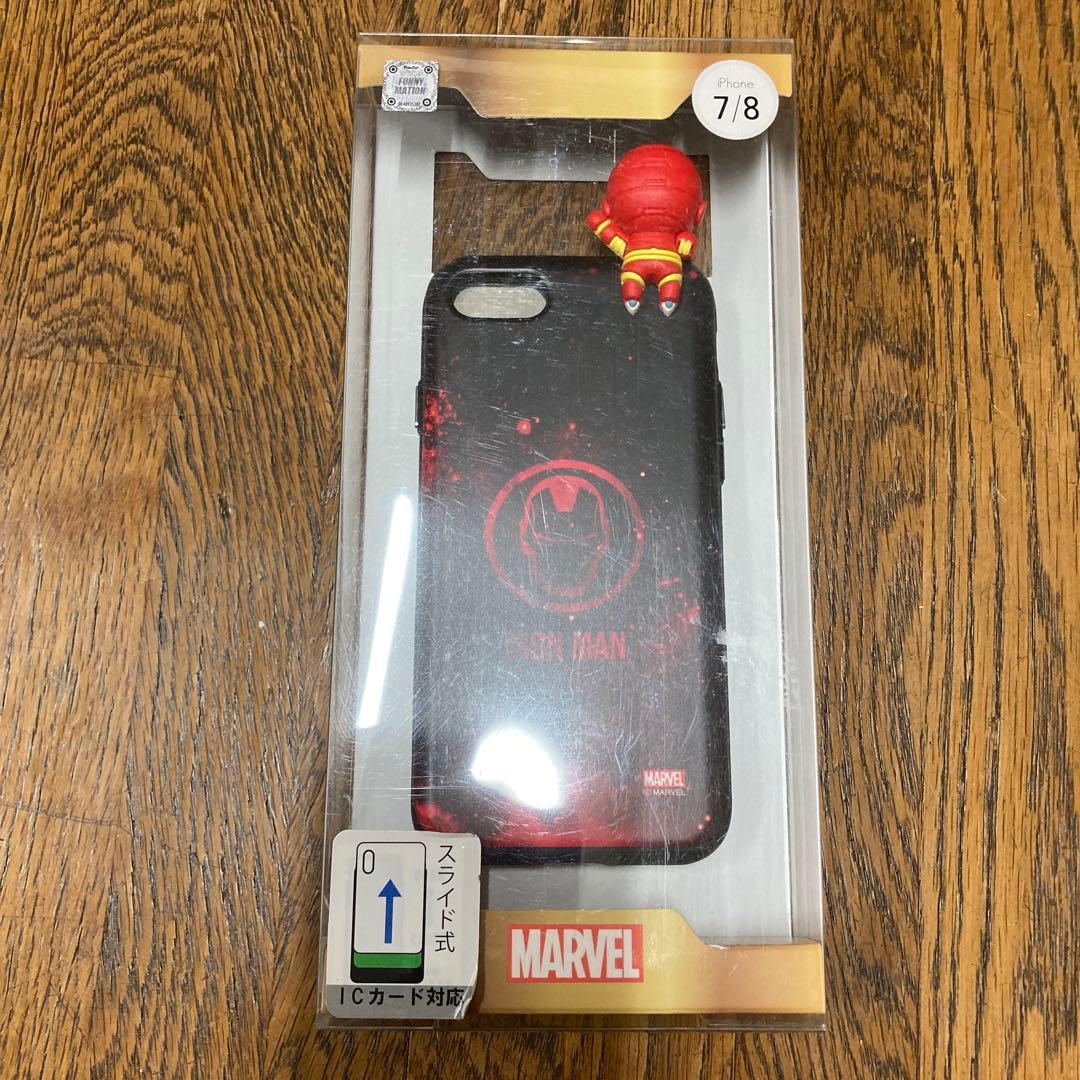 MARVEL アイアンマン スマホケース フィギュア付き