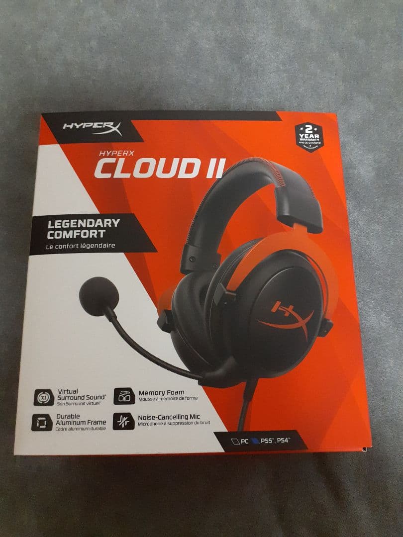 【ほぼ未使用】HyperX ハイパーエックス ゲーミングヘッドセット・ヘッドホン