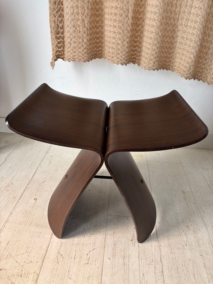 柳宗理　バタフライスツール 天童木工