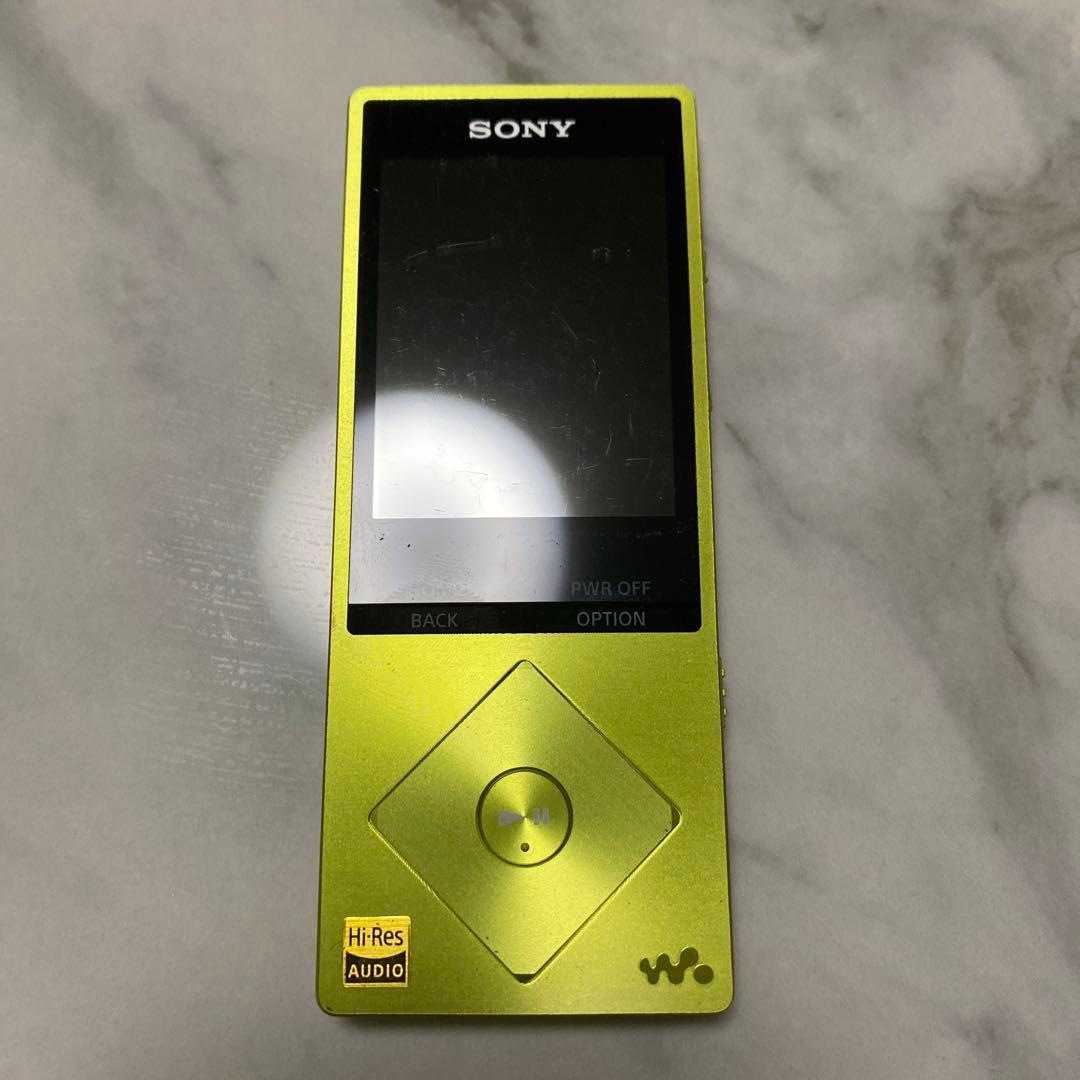 SONY ウォークマン　ライムイエロー