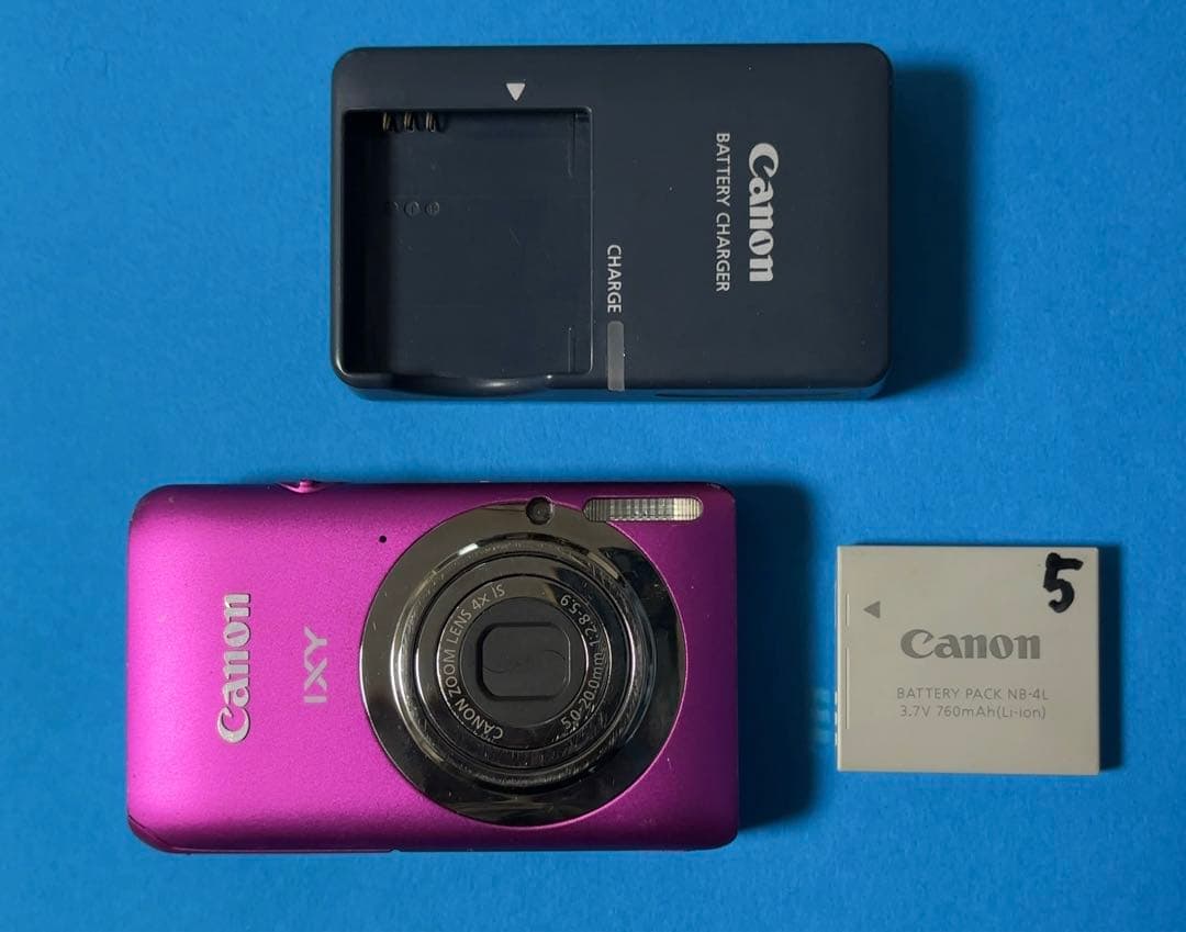 Canon　デジタルカメラ　IXY210F ピンク　【動作確認済】