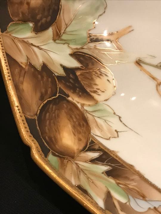 オールドノリタケ　３つ足　ナッツボールセット