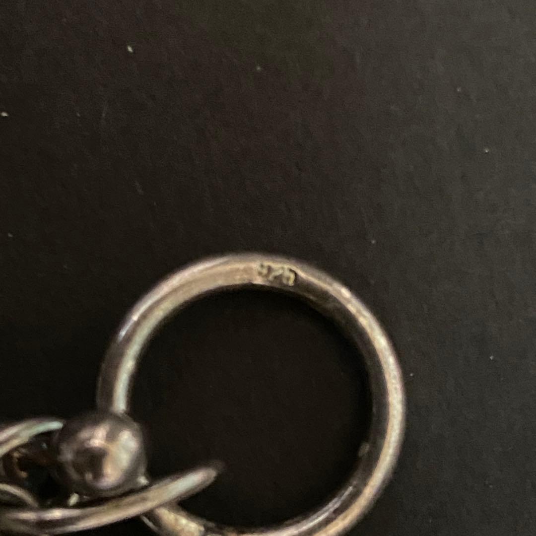 Vintage メキシコ シルバー パール DNA リンク ブレスレット