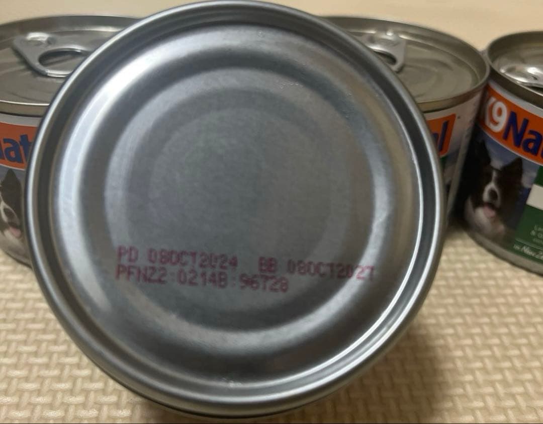 K9 Natural ビーフ、ラム、チキン缶詰　各5缶　合計15缶