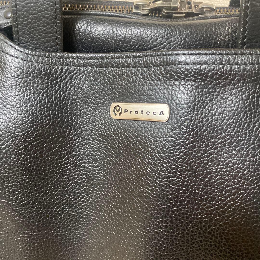 protectA ビジネスバッグ 本革 多機能 ハンドバック ショルダーバッグ