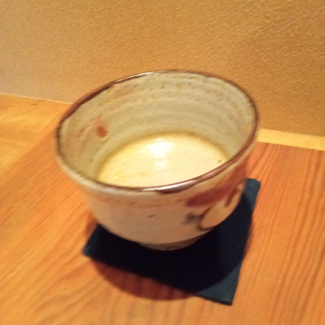 【真作 特別価格】河井寛次郎 花碗 (紅葩識箱付属)