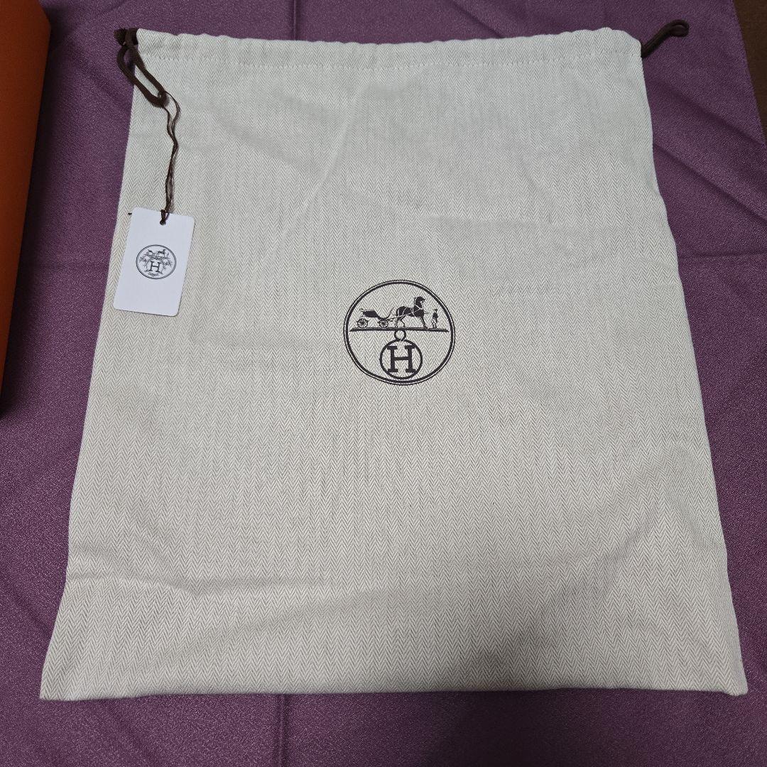 HERMES ギフトボックス 2点セット。リボン2点。保存袋。