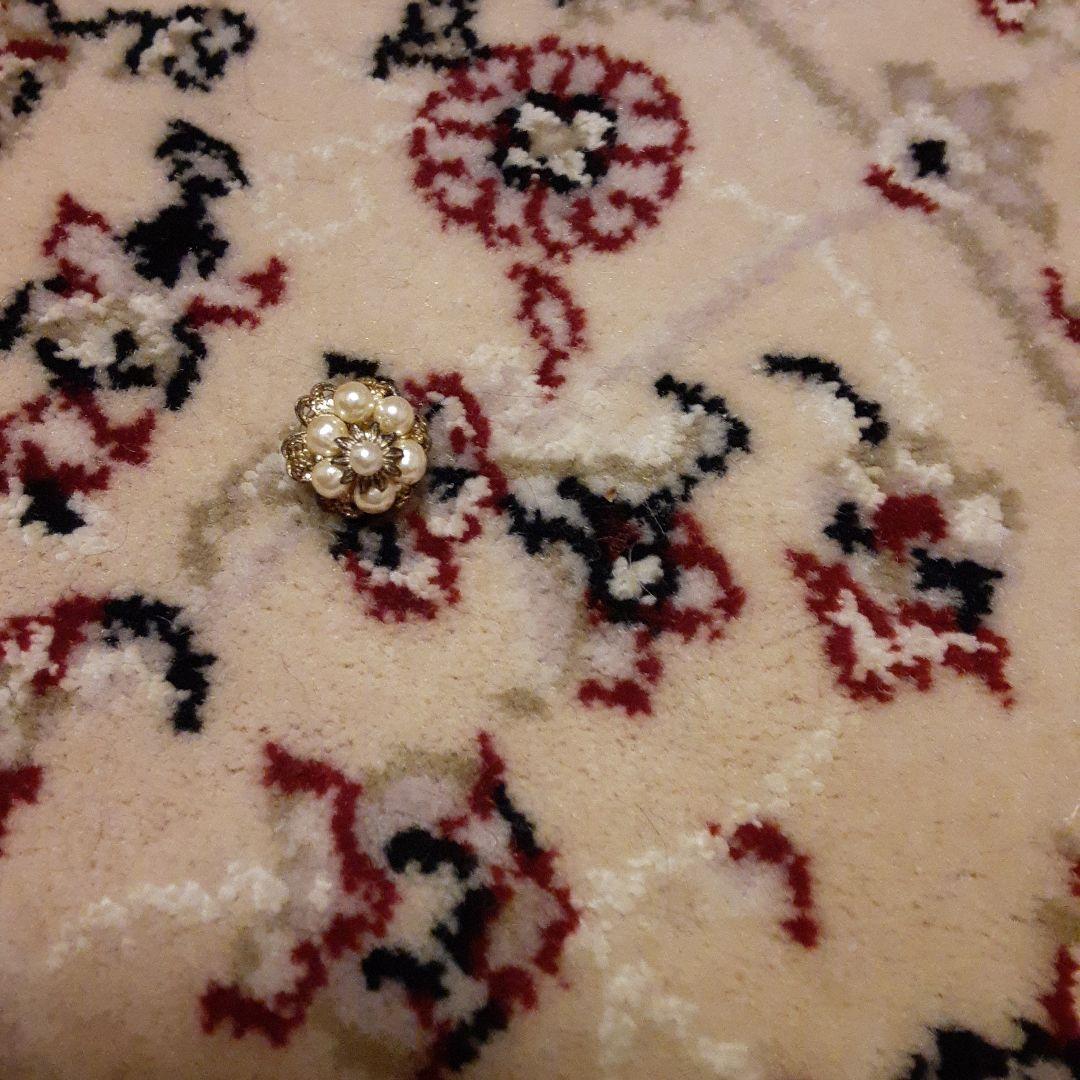 Miriam Haskell パールイヤリング オリジナルポーチ付き