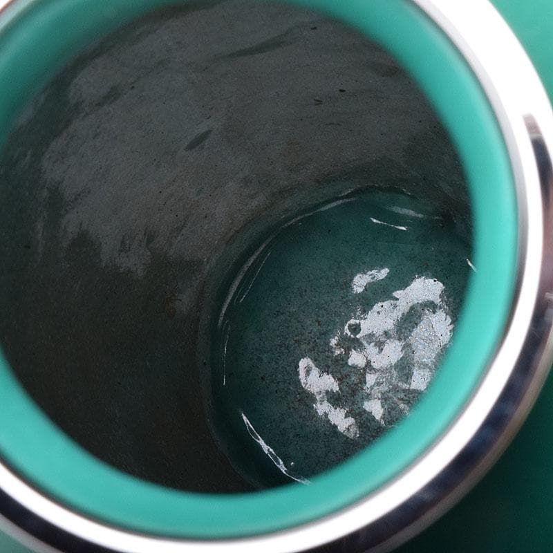 七宝焼　諸官庁御用達　野口製作所　花文　花瓶　共箱　M　R8356