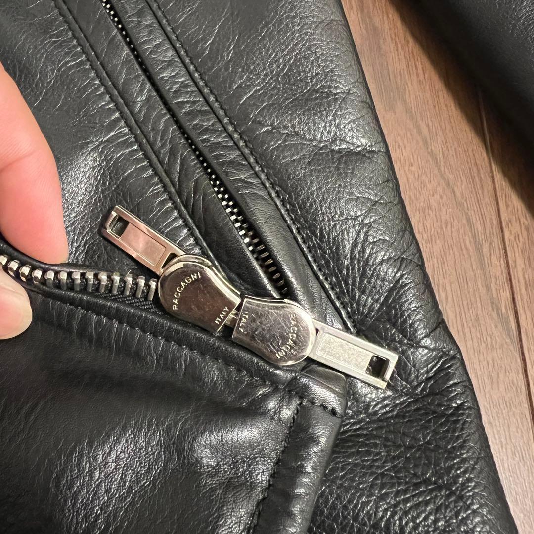 リチウムオム シングルライダース　カウレザー　サイズ46