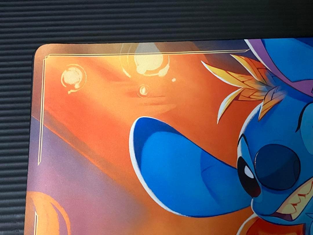 ロルカナ　スティッチ　champion プレイマット　【新品】