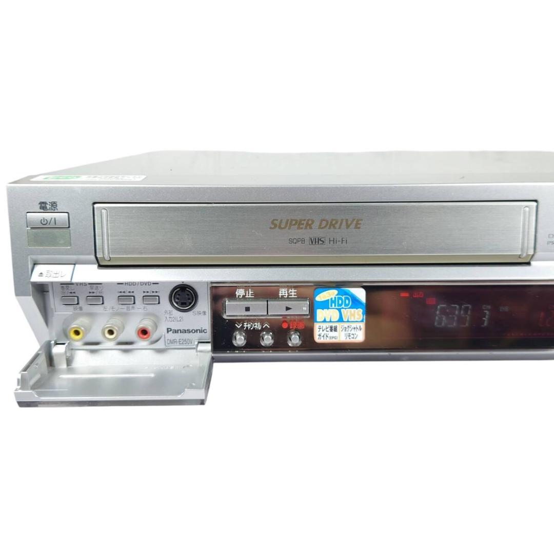 動作品☆パナソニック DMR-E250V HDD内蔵VHS一体型DVDレコーダー