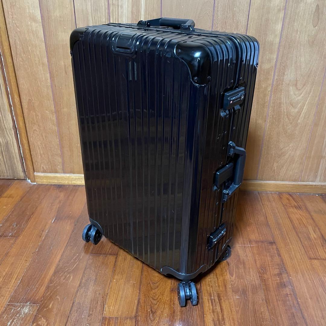 Kroeus スーツケース 74Lフレーム TSAロック 黒 ダイヤル
