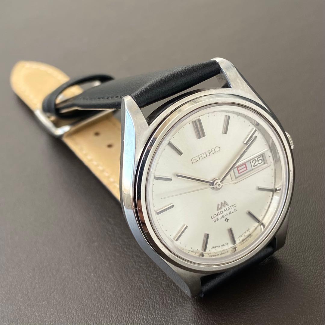 SEIKO ロードマチック LM 56系 新品Sガラス 精度良好 1971.Ju
