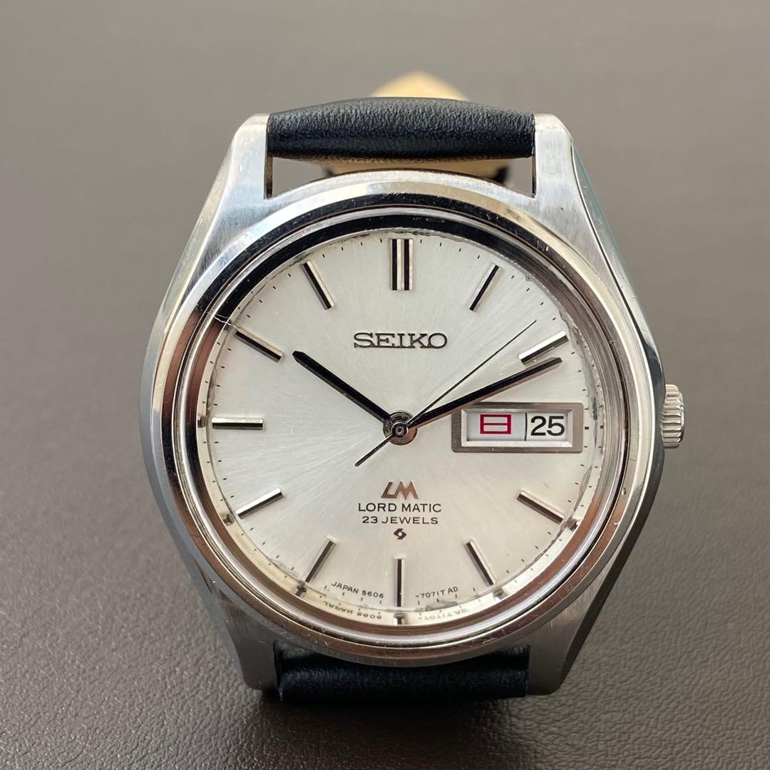 SEIKO ロードマチック LM 56系 新品Sガラス 精度良好 1971.Ju