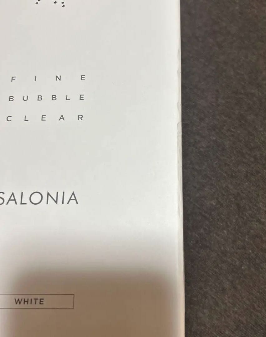 【まな】サロニア　シャワーヘッド　ファインバブルクリア