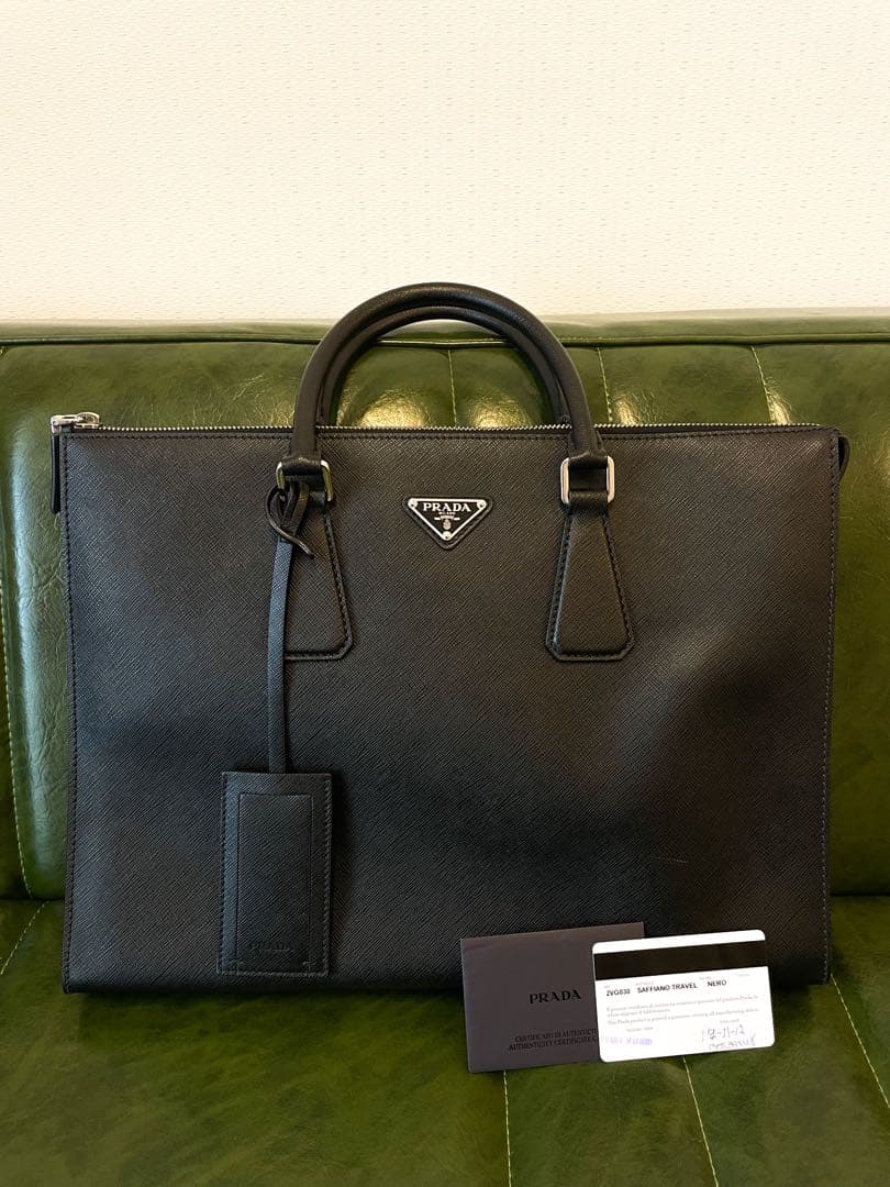【あや】PRADA 2VG030 SAFFIANO TRAVEL バッグ