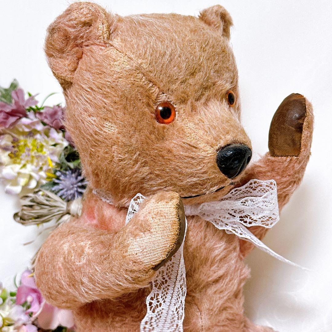 ❤️1950年代❤️しっかりピンクのチルターンベアCHILTERN アンティークベア