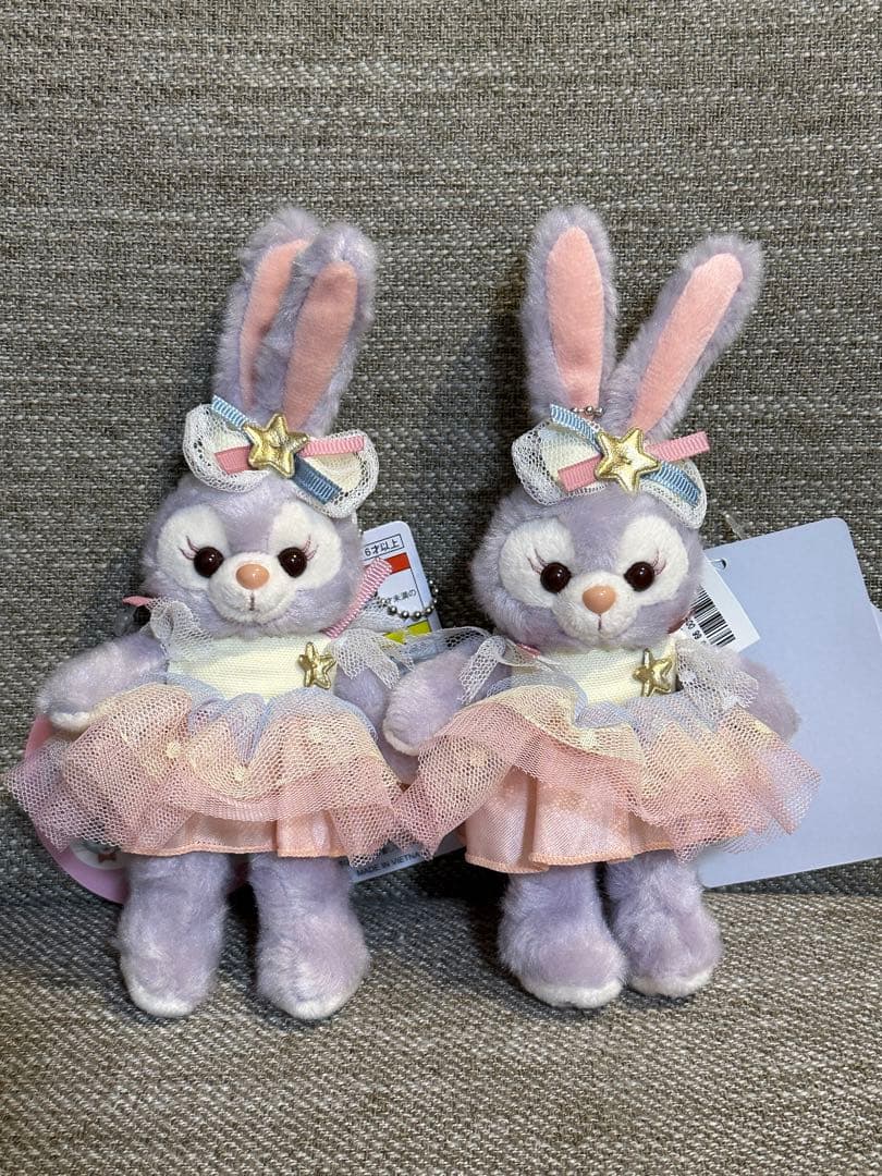 ディズニー40周年　フロムオールオブアス　ステラルー　ぬいぐるみバッジ　2点