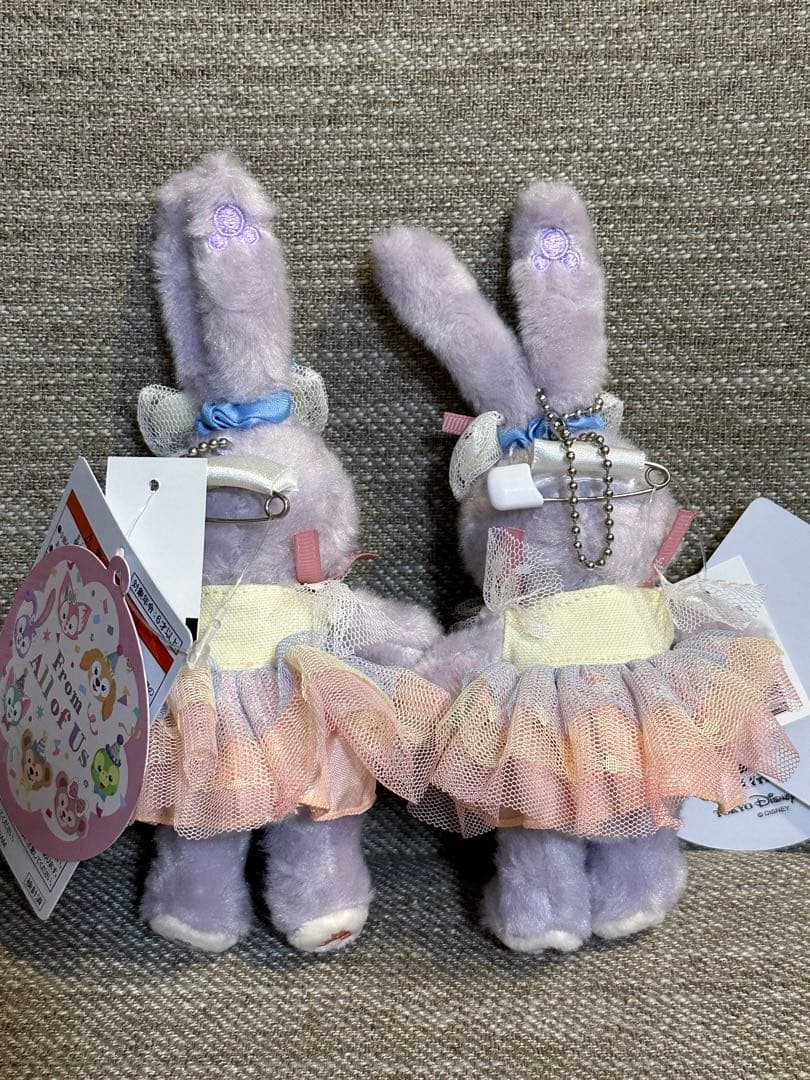 ディズニー40周年　フロムオールオブアス　ステラルー　ぬいぐるみバッジ　2点