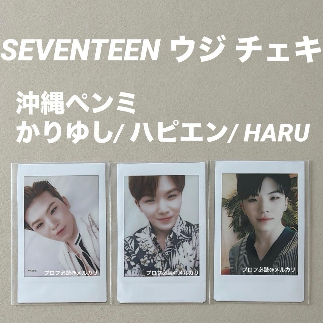 SEVENTEEN ウジ トレカ チェキ 沖縄 かりゆし ハピエン HARU