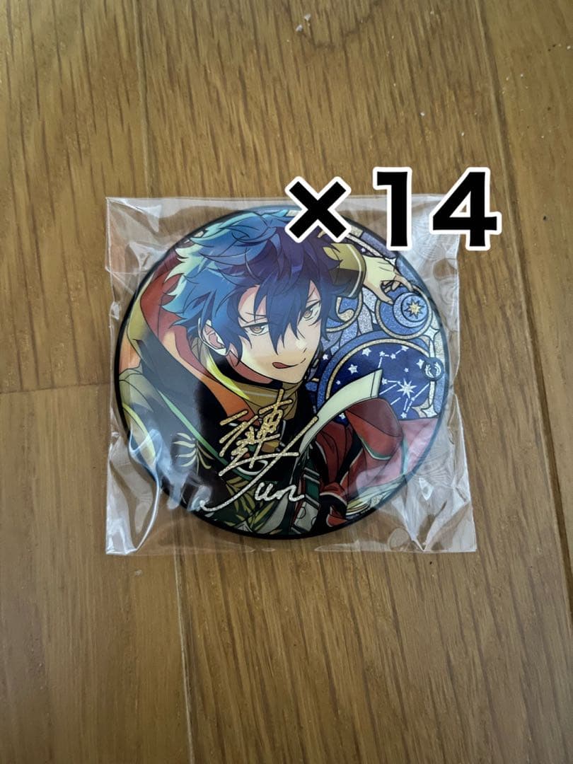 あんさんぶるスターズ 漣ジュン 星乃所向 中国 缶バッジ 14個セット