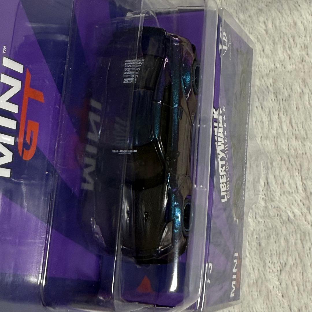 MINI GT 1/64 LBワークス 日産GT-R マジックパープル LBWK