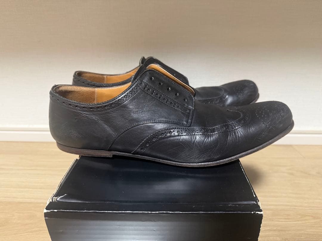 F05 ナンバーナイン ウイングチップ 黒 9