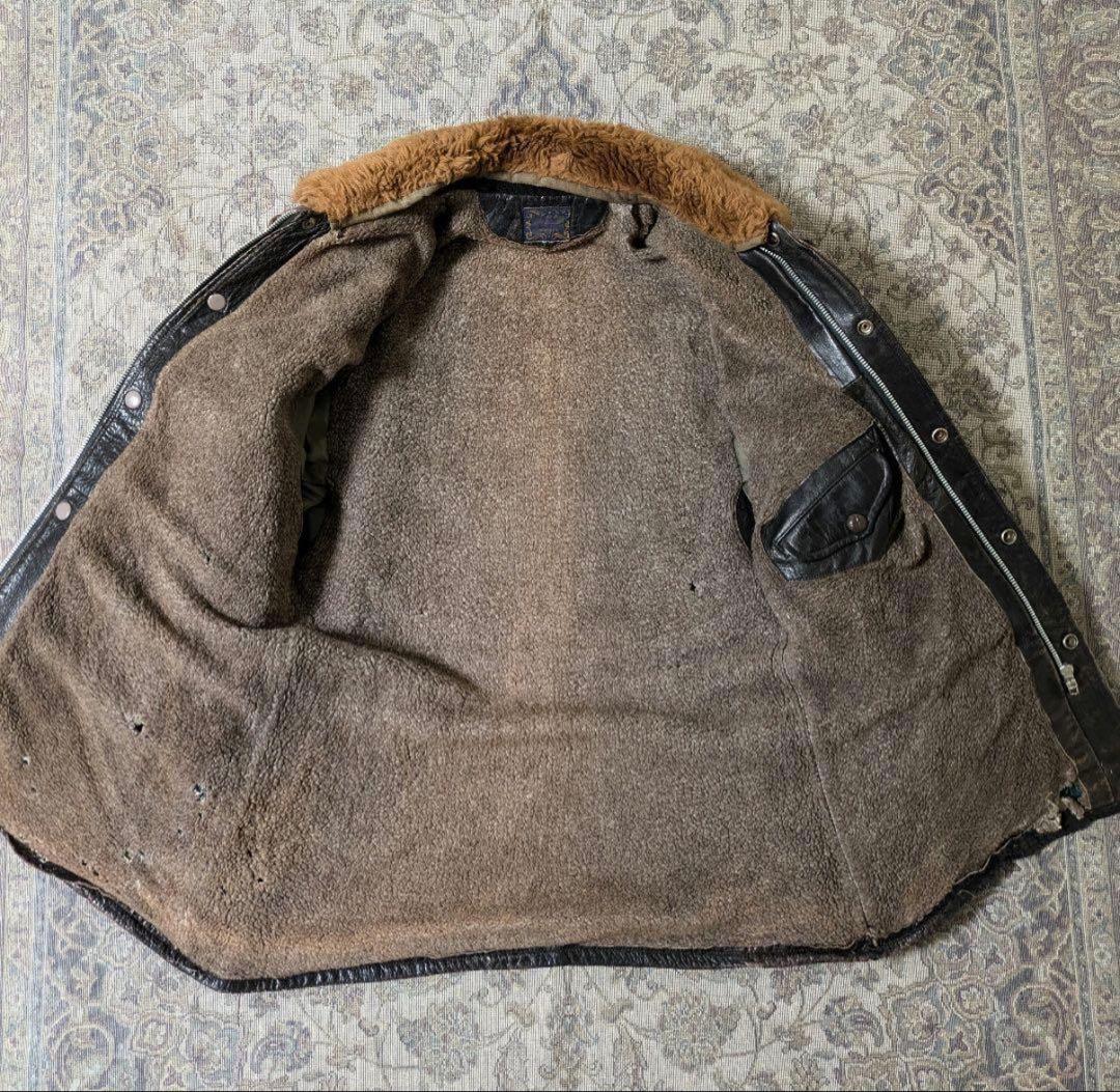 40s 50s 60s vintage レザージャケット　カーコート