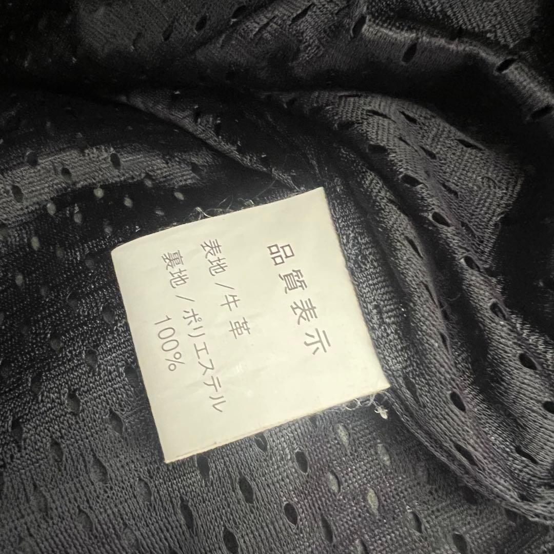 SIMPSON シンプソン　レザージャケット　ライダース　本革　牛革　メンズ　M