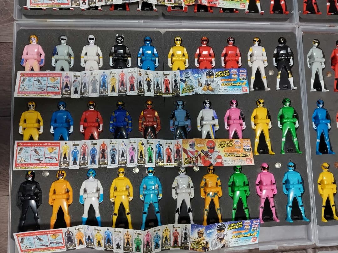 レンジャーキー　セット　ガチャ食玩　01.02.03.04.05.1-7　貴重品