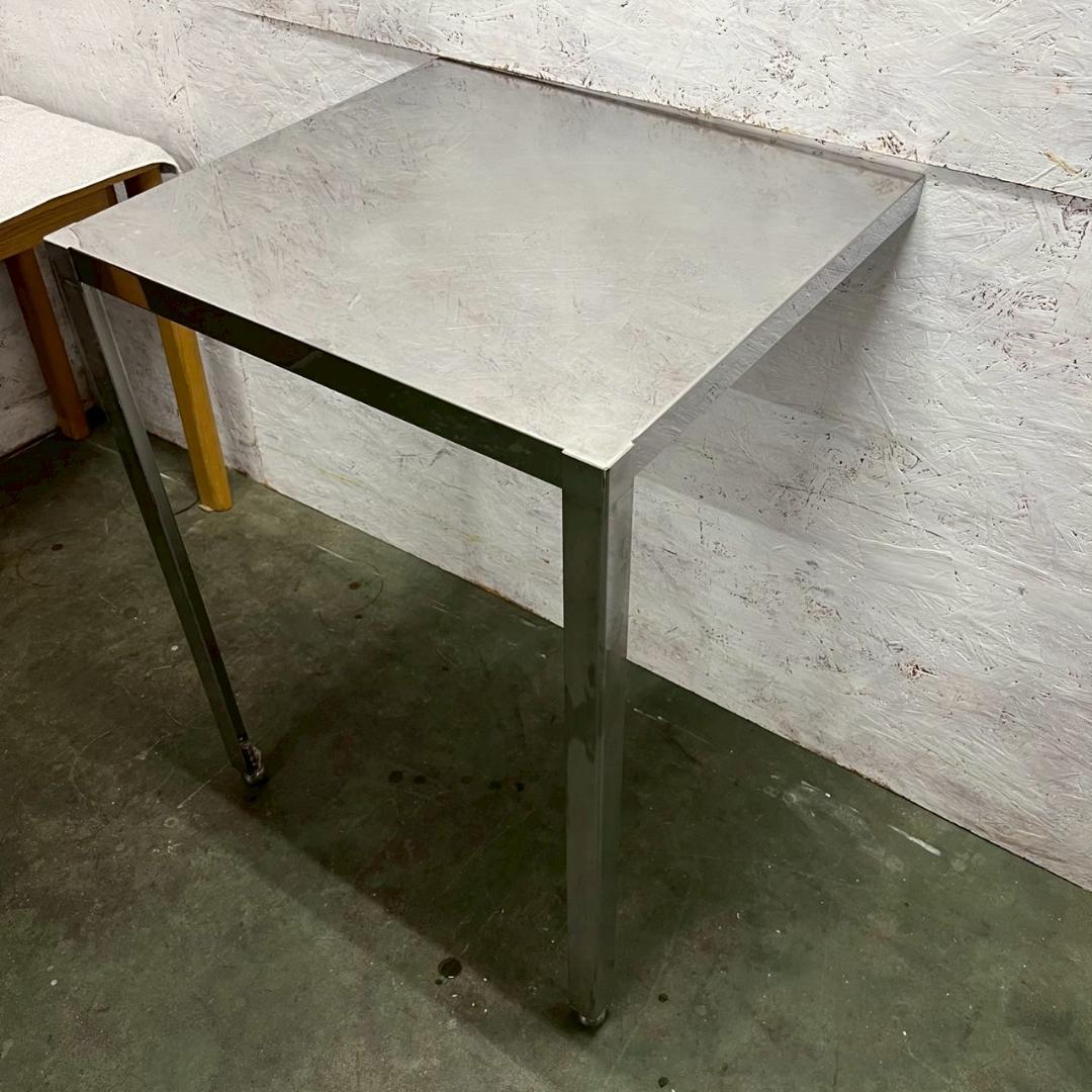 ステンレス 業務用 片脚作業台 W655×D600×H880 美品 N0908