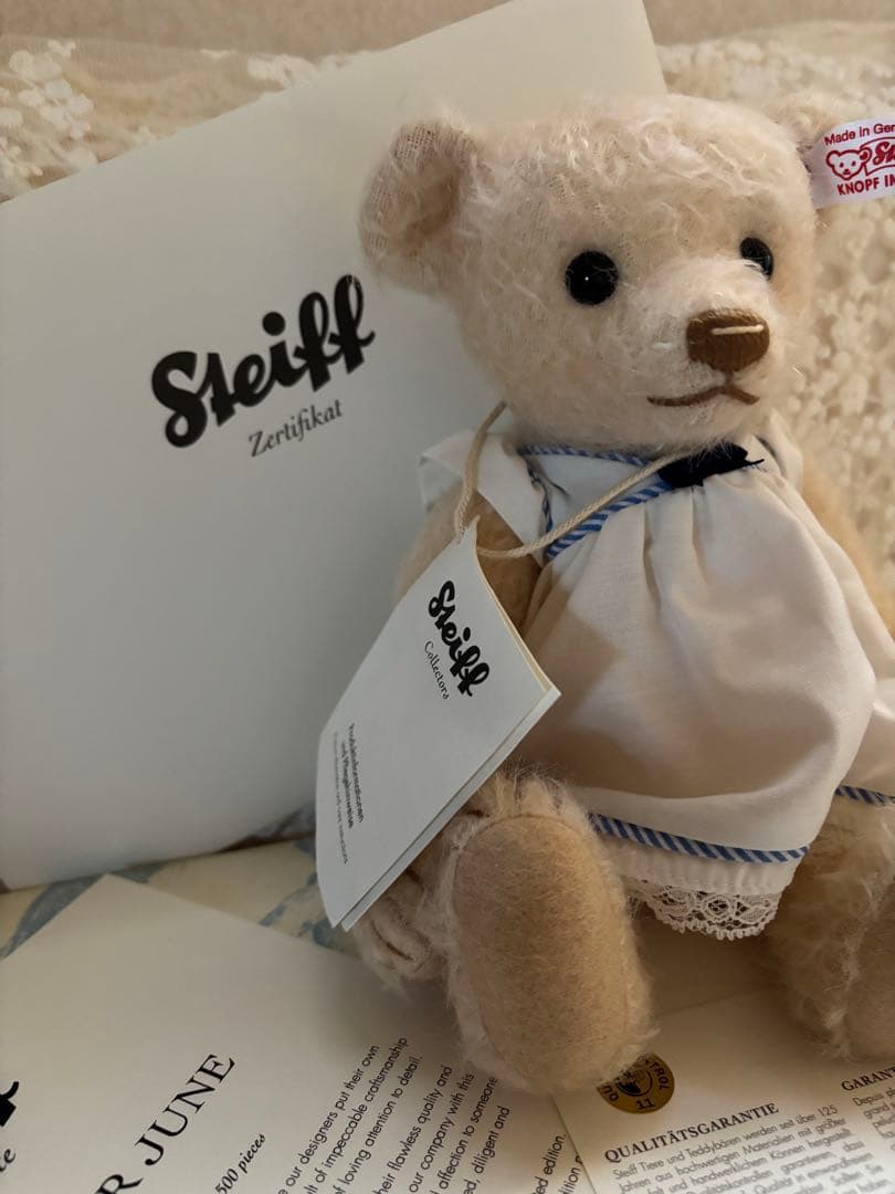 【レア】希少品シュタイフ2012 サマードレス　テディベア　ワンピース　ジューン