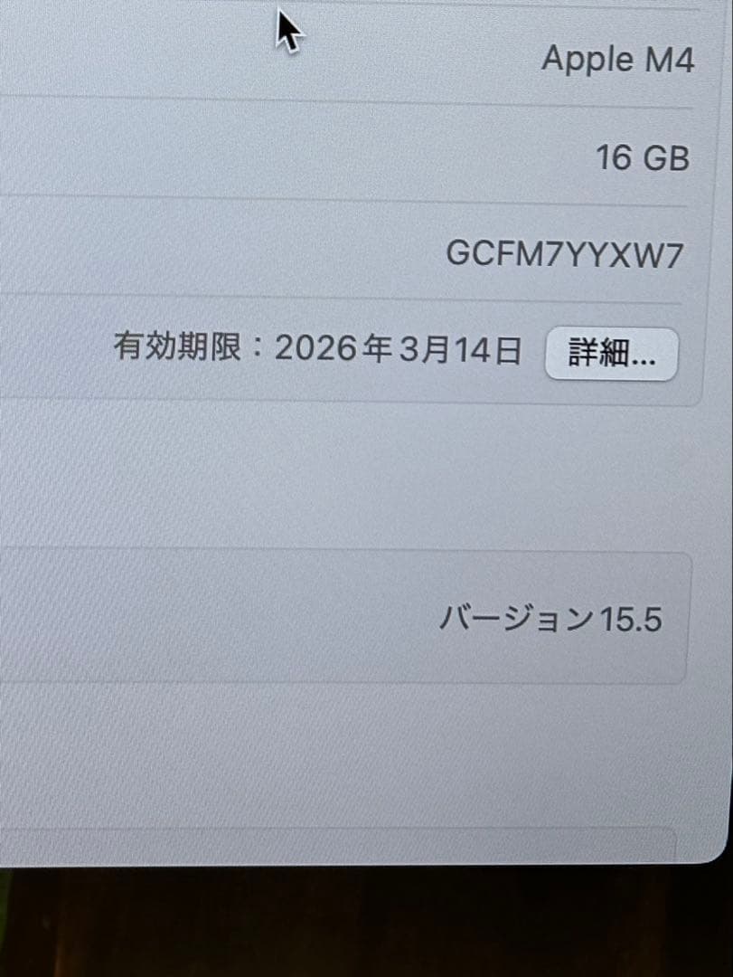 竜*村様 Mac mini m4 256GB 16G 純正キーボード・トラックパ