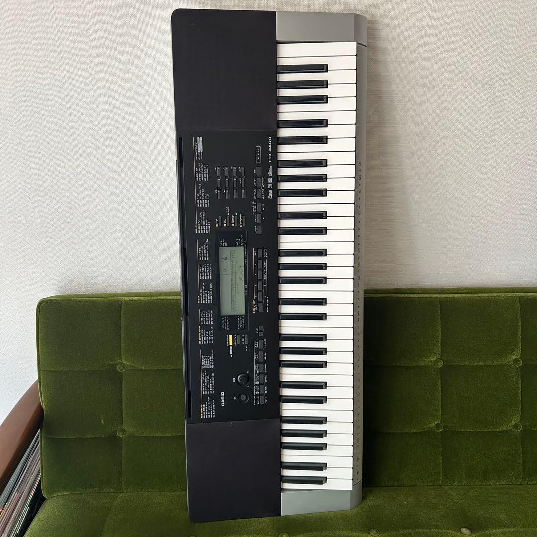 美品 CASIO CTK-4400 61鍵盤電子キーボード　アダプタ無し
