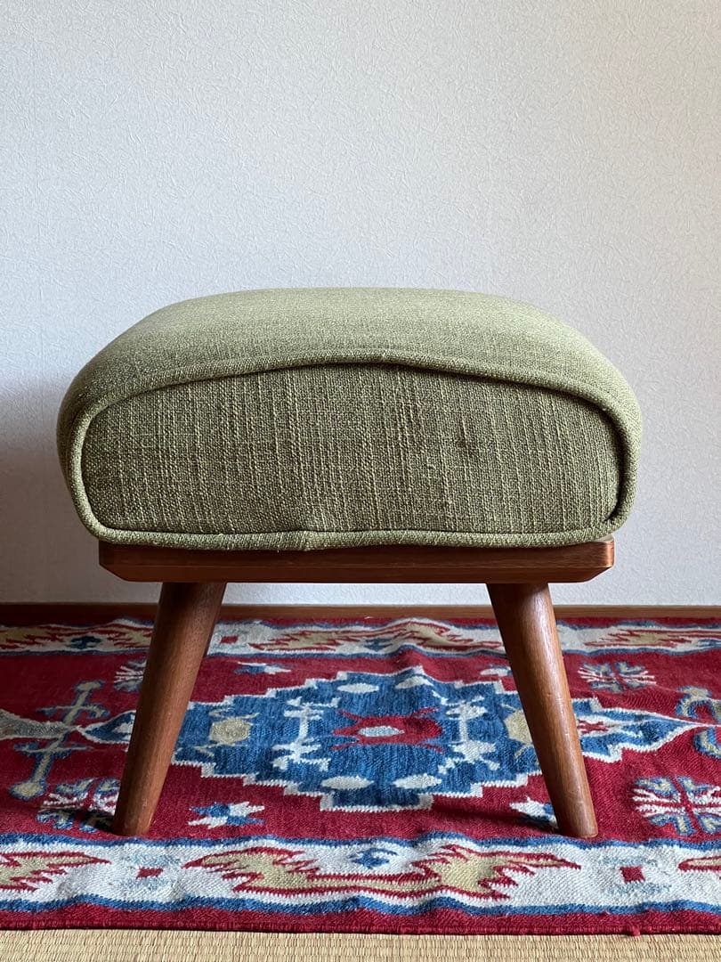 unico ROY オットマン オリーブグリーン