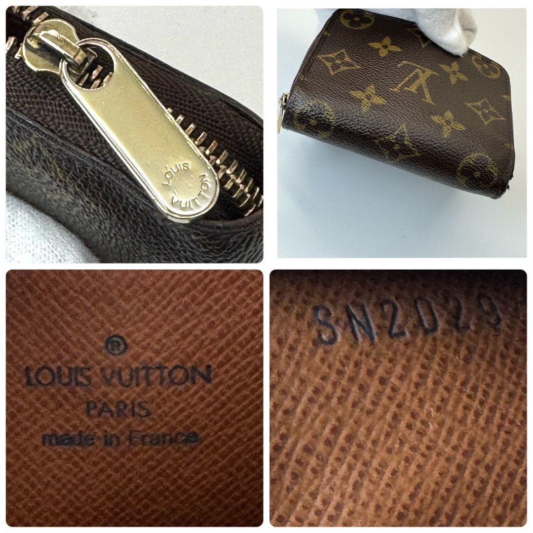 良品 ルイヴィトン モノグラム ジッピーパース ラウンドジップ 財布 小銭
