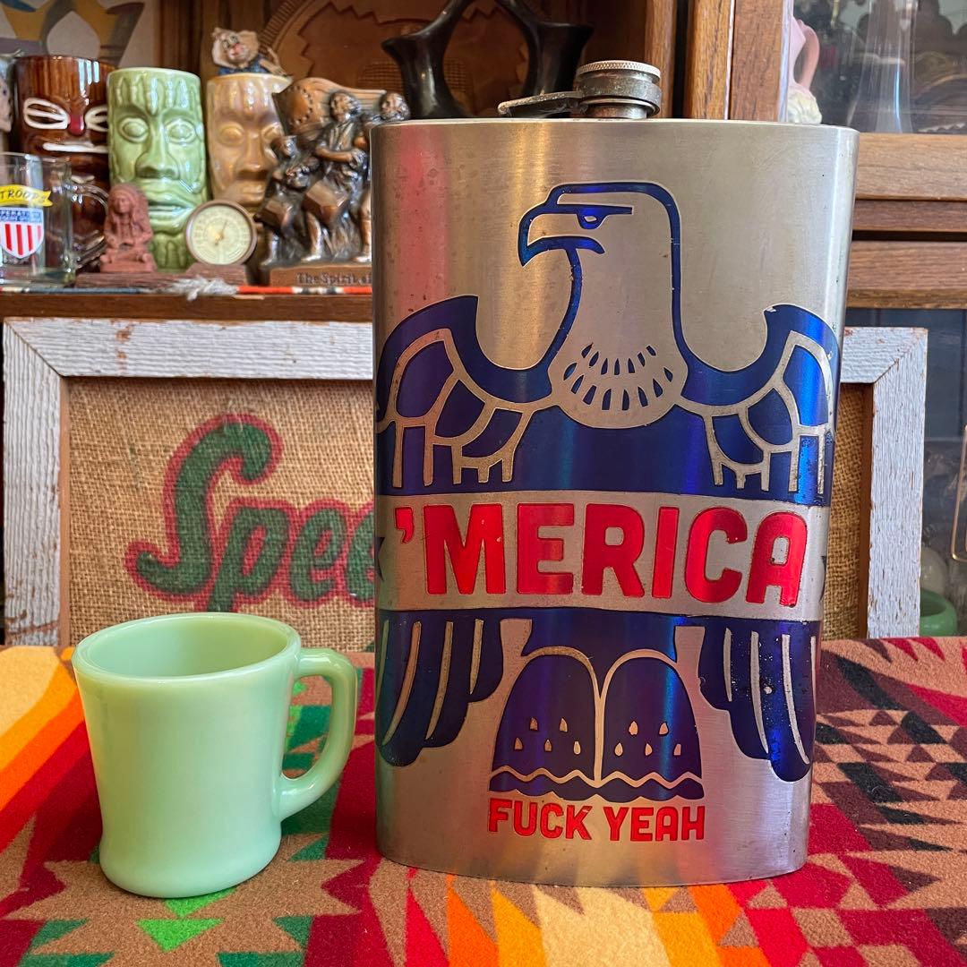 特大BIGサイズ！70's〜アメリカヴィンテージ　ウォッカボトルUSA酒イーグル