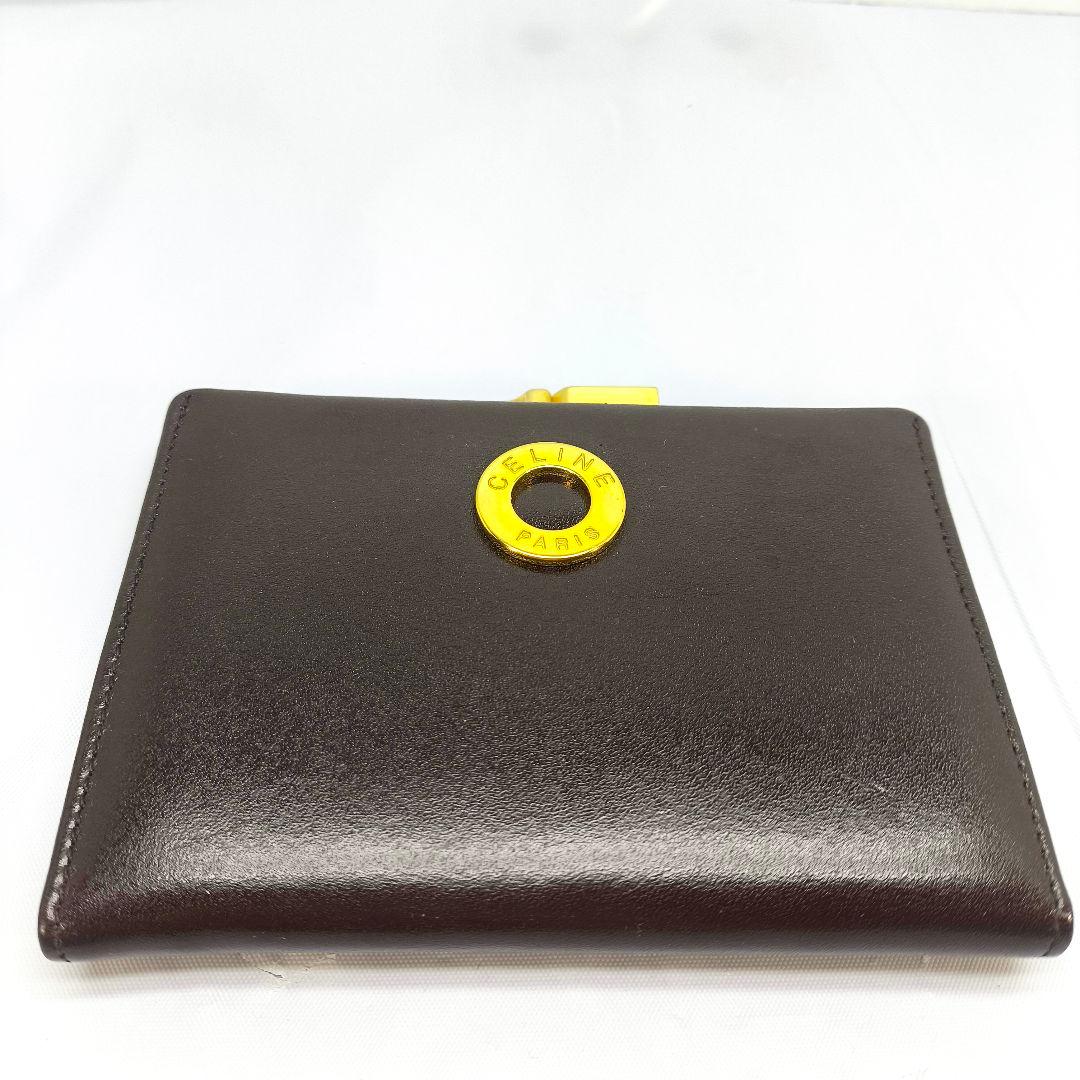 ほぼ未使用 セリーヌ がま口 ケース カード パース CELINE