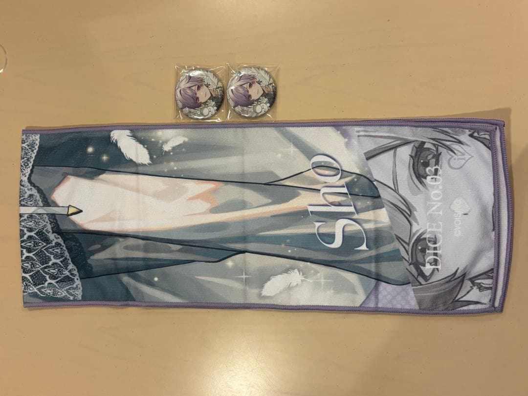 いれいす 初兎 受注生産 限定品 タオル 缶バッジ2個セット