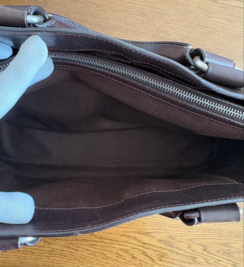 セリーヌ ブギーバッグ ハンドバッグ 本革 ダークブラウン